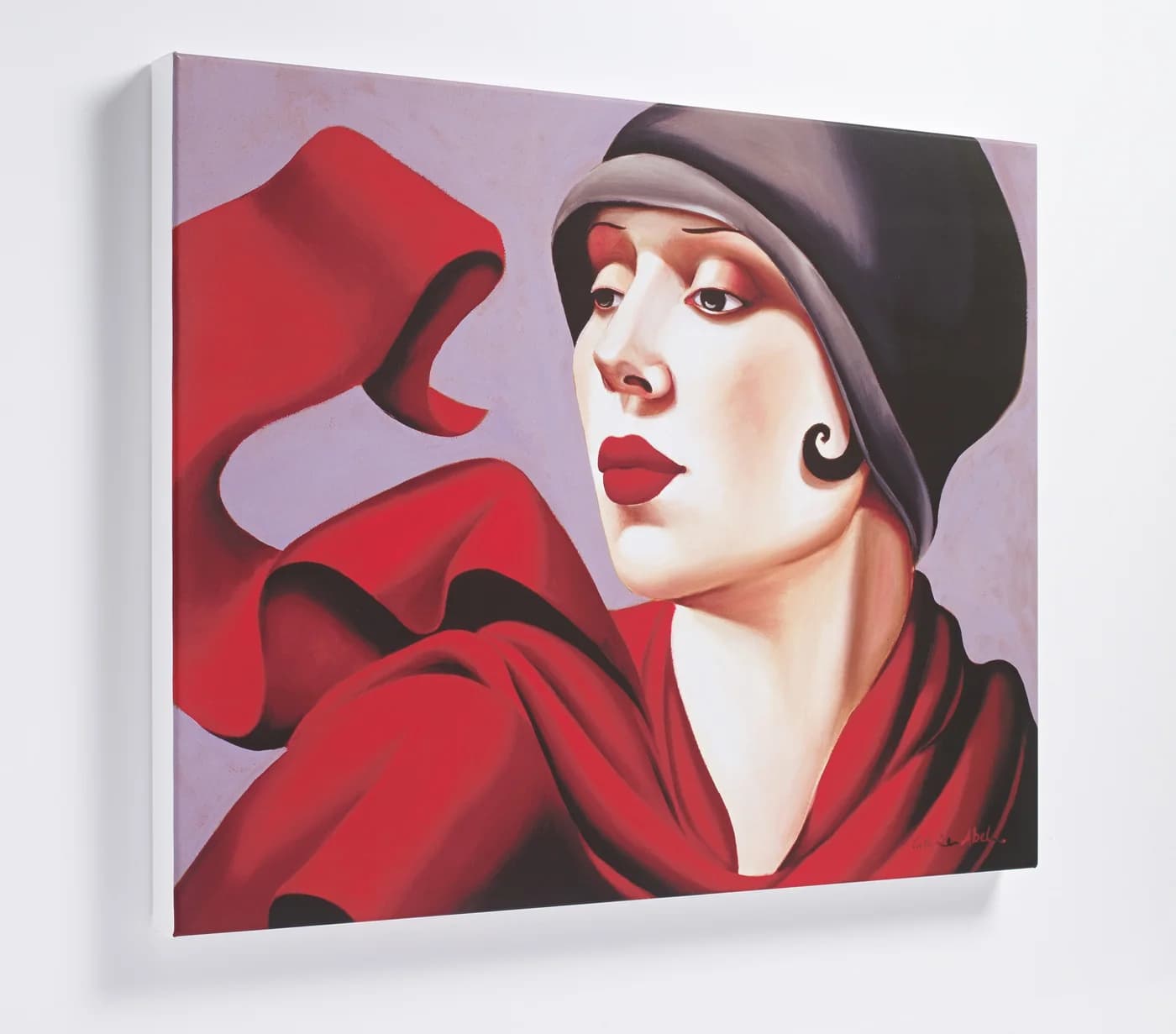 Official Prodigi photograph of the 38mm stretched canvas profile