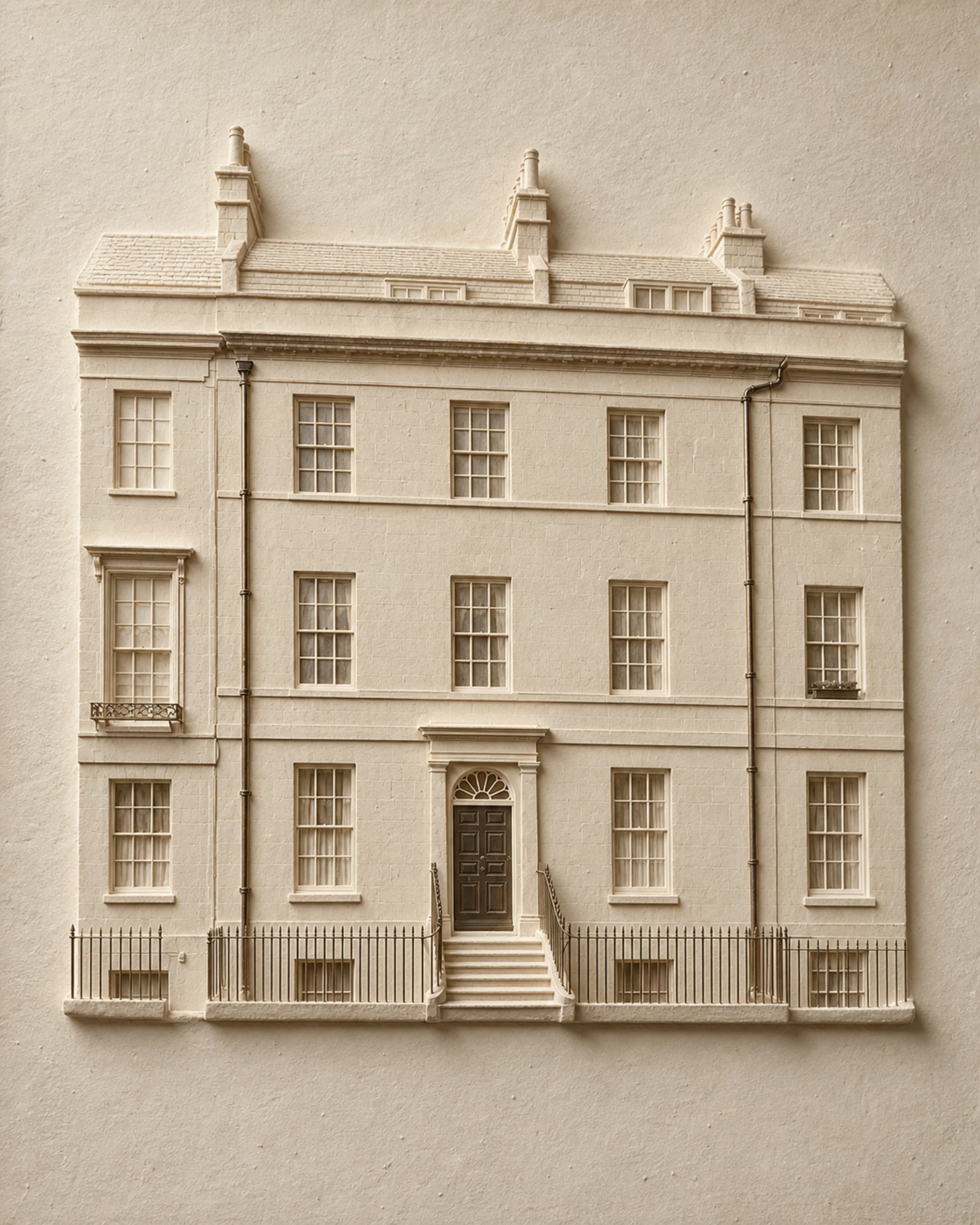 Sculptor's Relief in a Classic black frame