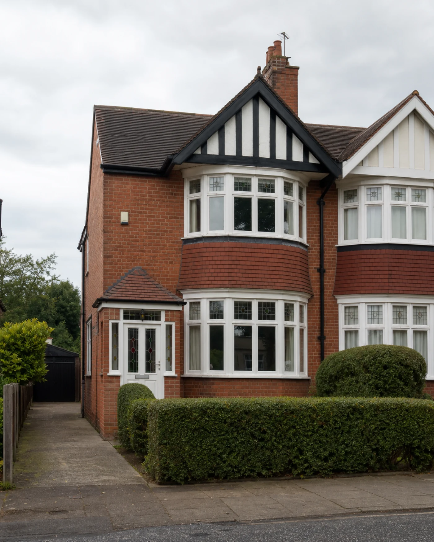 Example photograph of a 1930s semi detached house